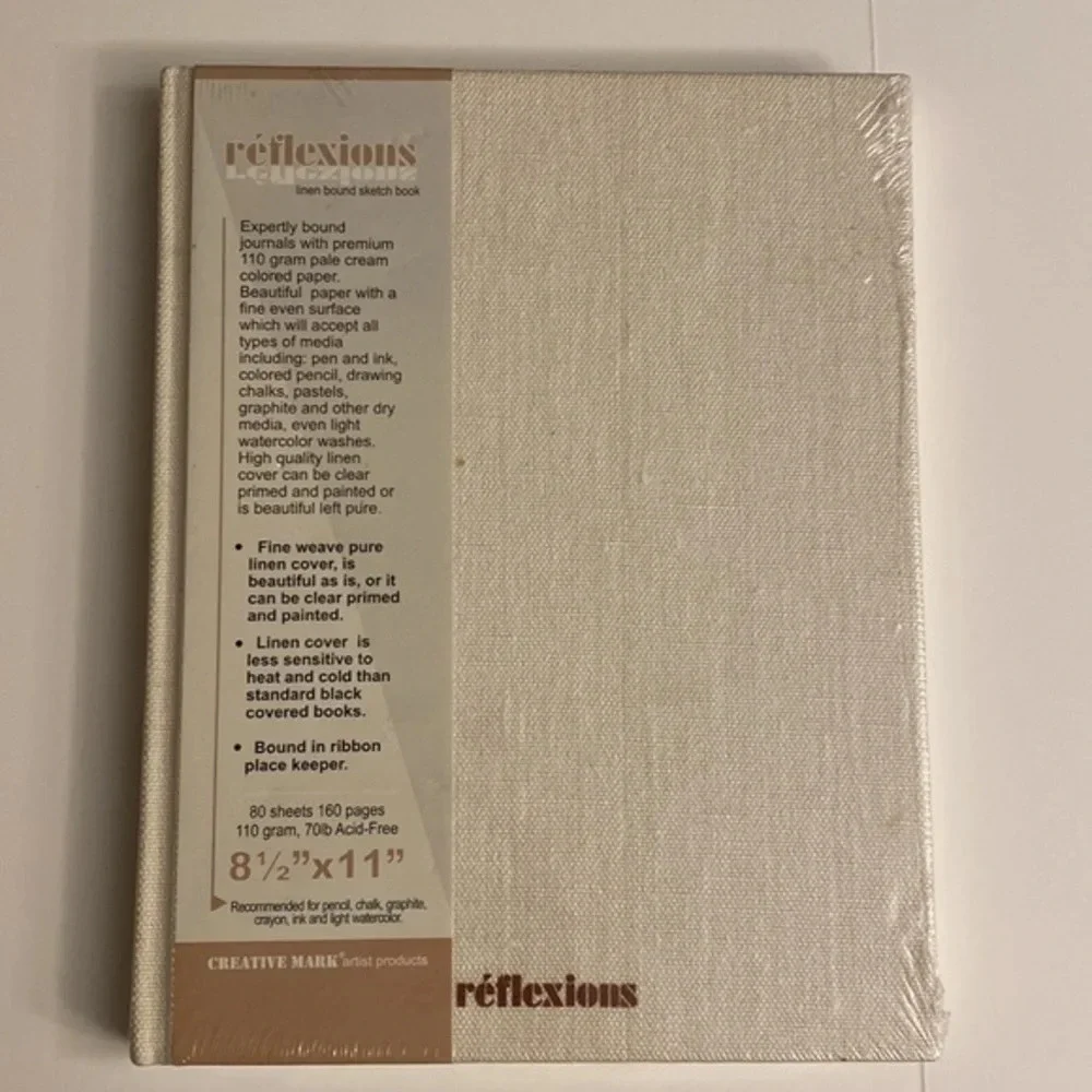 NWT Expertly Bound Linen Journal, NEW